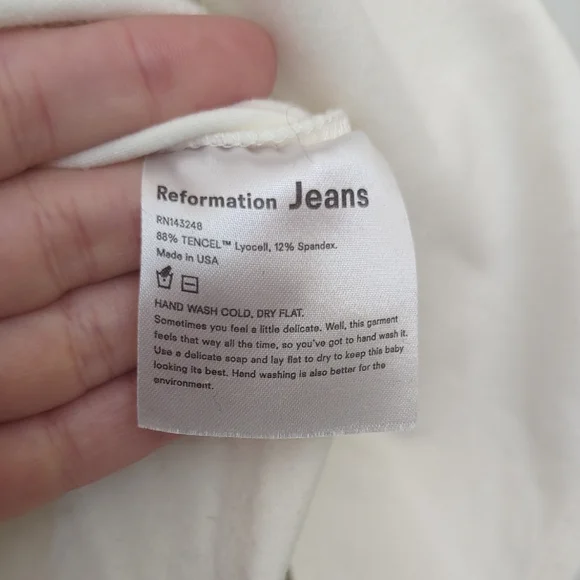 Reformation Cream Long Sleeve Bodysuit - Picture 7 of 8